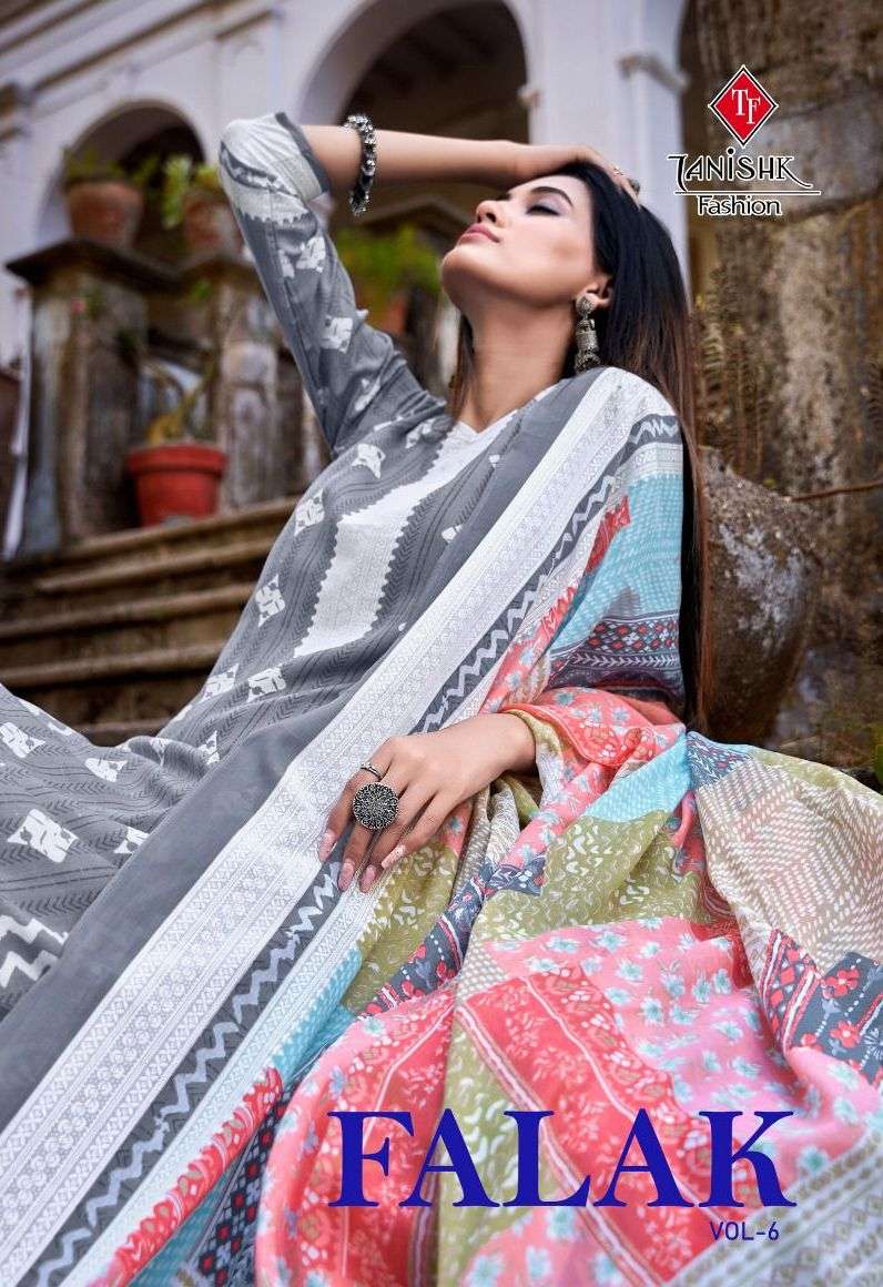 Tanishk Fashion Falak Vol 6 Pure Cotton Printed Designs Salwar Kameez