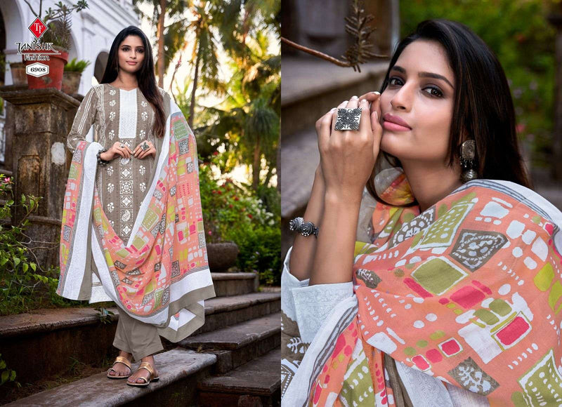 Tanishk Fashion Falak Vol 6 Pure Cotton Printed Designs Salwar Kameez