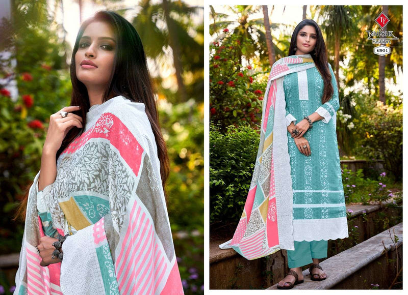 Tanishk Fashion Falak Vol 6 Pure Cotton Printed Designs Salwar Kameez