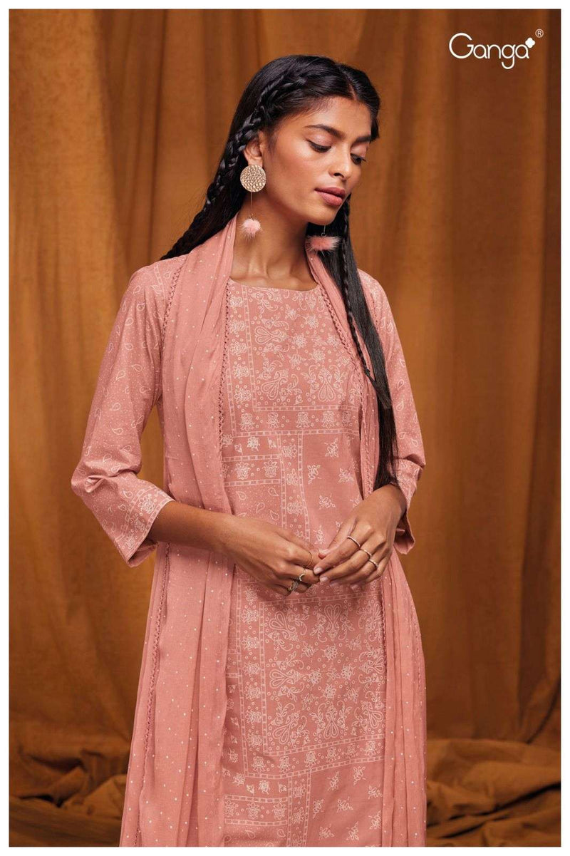 Ganga Dayita 1745 foil printed adorable salwar kameez