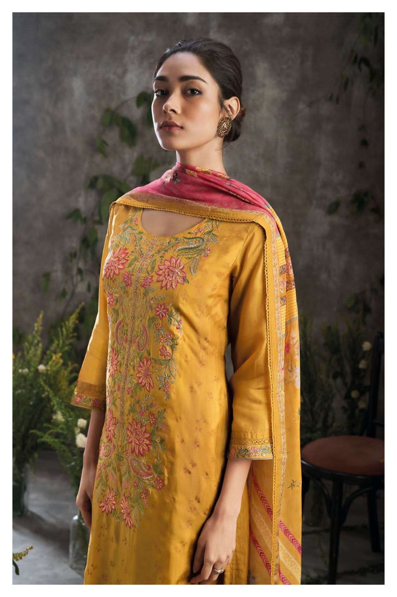 Ganga Jubilee 1995 Premium Silk Printed With Work Salwar Suits Collection