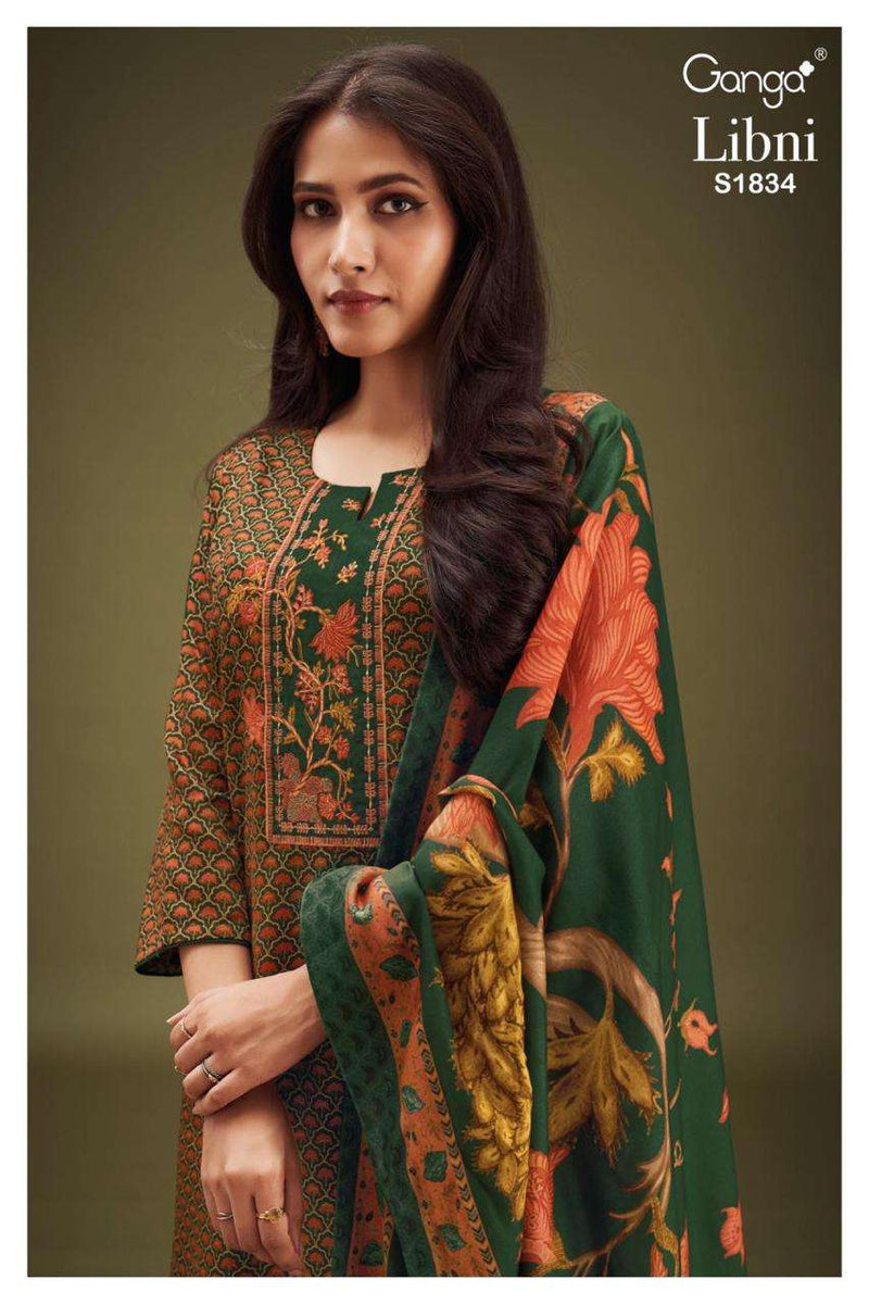 Ganga Libni 1834 Designs Cotton Silk Printed Salwar Kameez