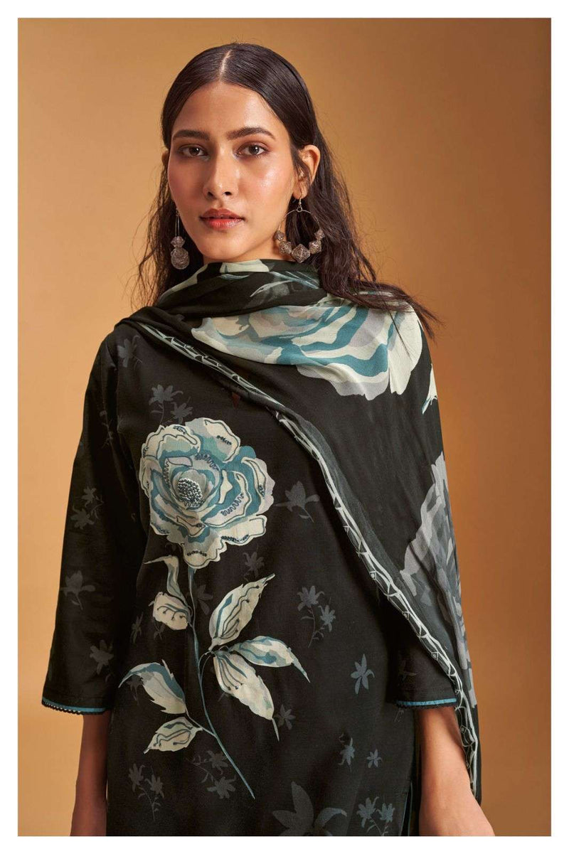 Ganga Octavia 1898 Fancy Cotton Casual Dress Material With Chiffon Printed Dupatta