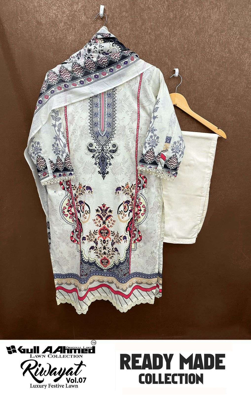 Gul Ahmed Riwayat Vol 7 Ready Made Collection Lawn Cotton Pret Kurti Set