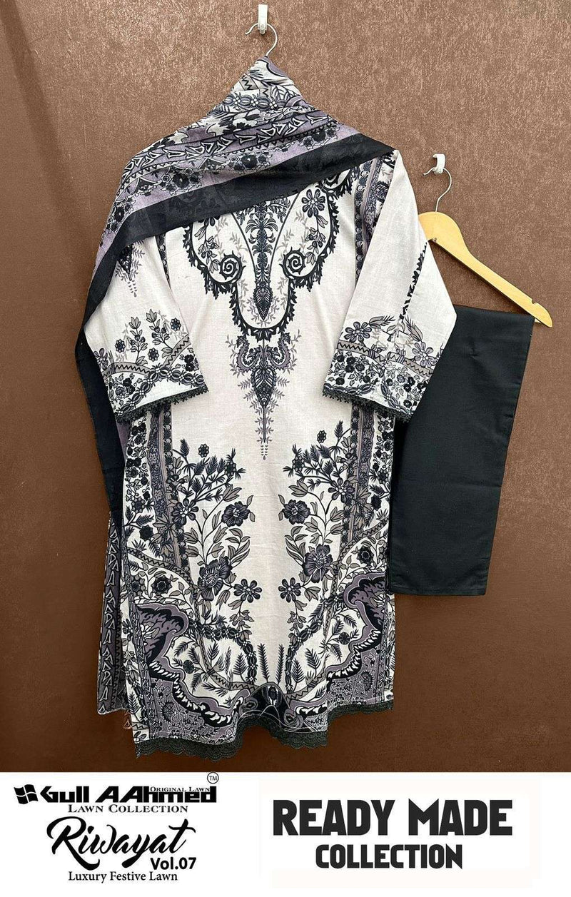 Gul Ahmed Riwayat Vol 7 Ready Made Collection Lawn Cotton Pret Kurti Set