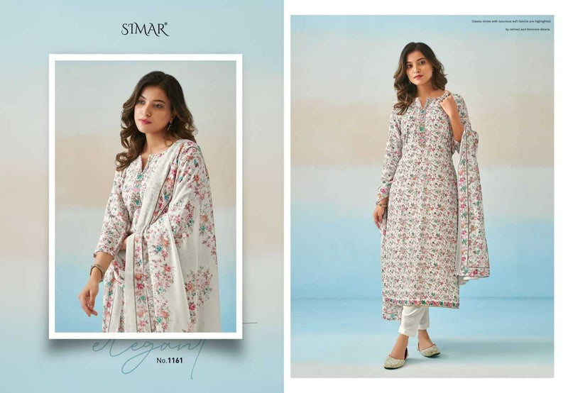 Simar Ishara Cotton Digital Print Embroidery Work Designer Salwar Suit