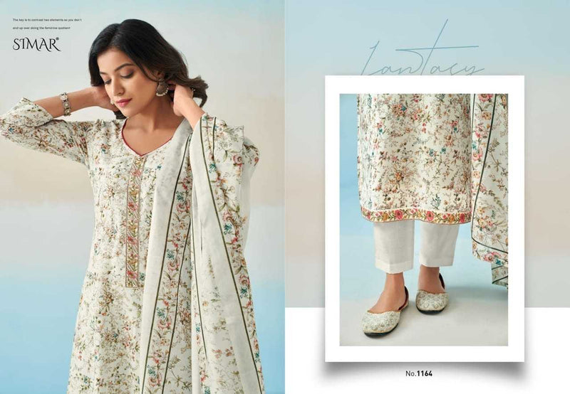 Simar Ishara Cotton Digital Print Embroidery Work Designer Salwar Suit