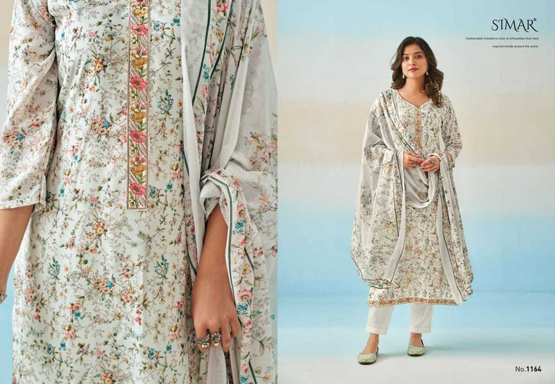Simar Ishara Cotton Digital Print Embroidery Work Designer Salwar Suit