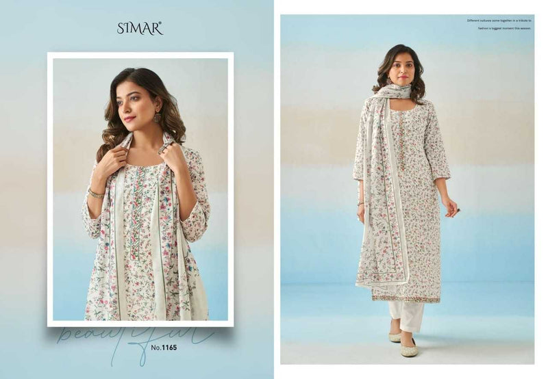 Simar Ishara Cotton Digital Print Embroidery Work Designer Salwar Suit