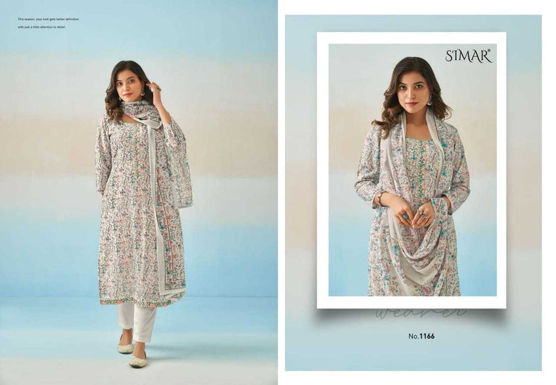 Simar Ishara Cotton Digital Print Embroidery Work Designer Salwar Suit