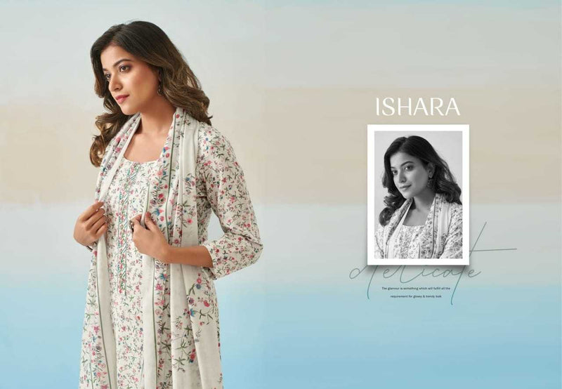 Simar Ishara Cotton Digital Print Embroidery Work Designer Salwar Suit