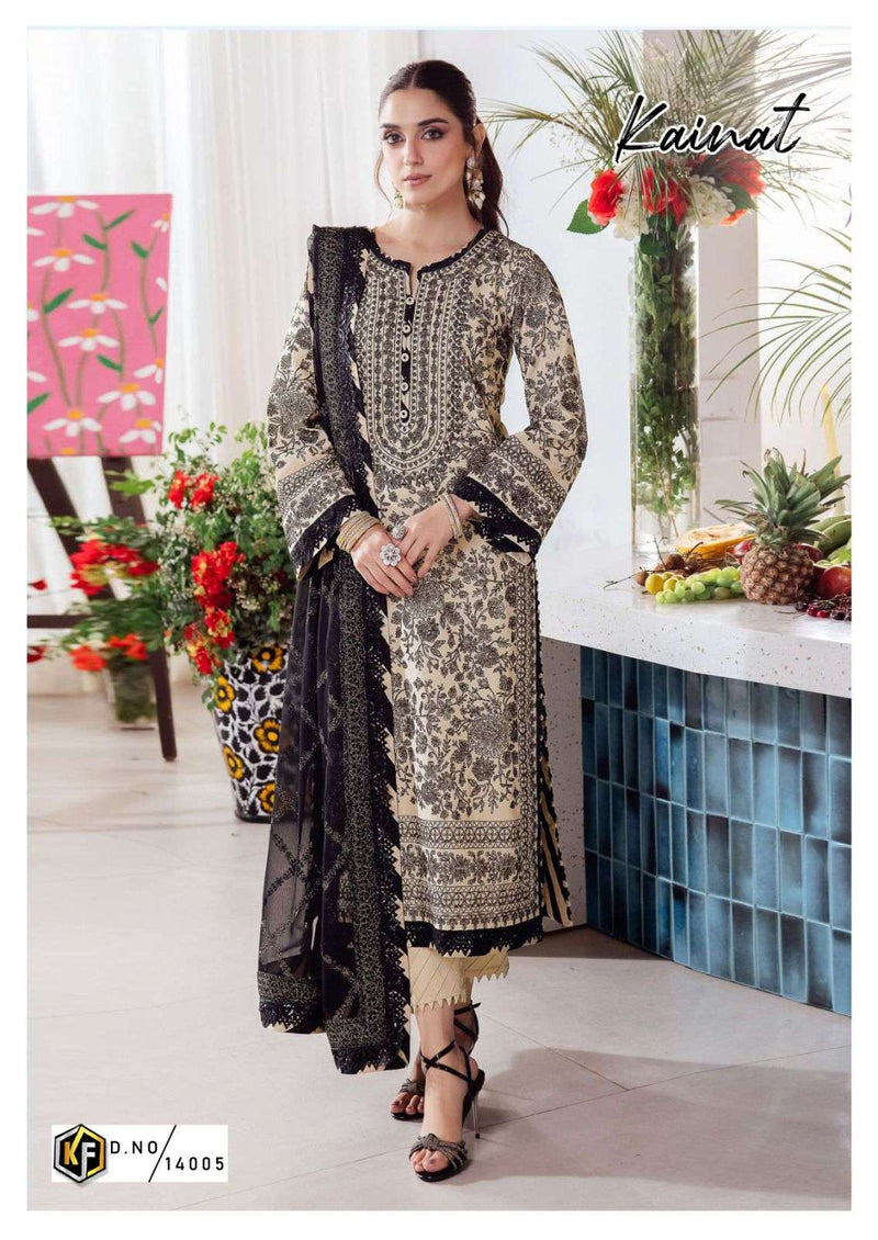 Keval Fab Kainat Vol 14 Lawn Cotton Print Daily Wear Salwar Suit