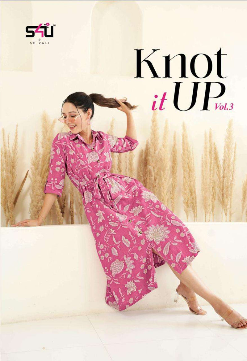 Knot It Up Vol 3 By S4u Shivali Fancy Midis Like Shirt Dresses