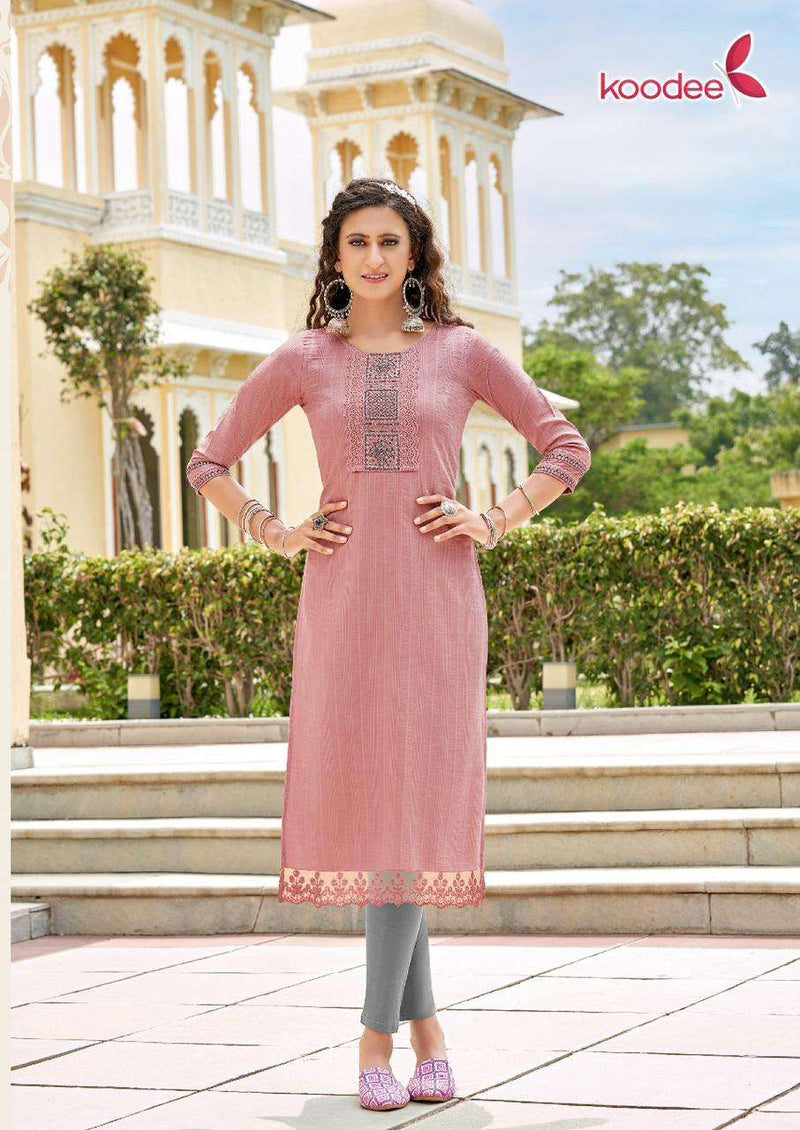 Koodee Juhi Vol 1 Chinon Fancy Designer Kurti