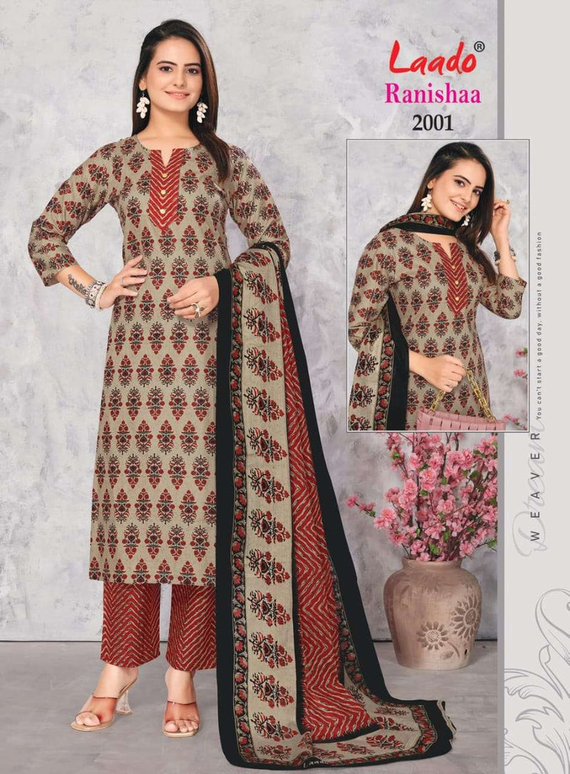 Laado Ranishaa Vol 2 Jaipuri Print Readymade Salwar Suits Collection