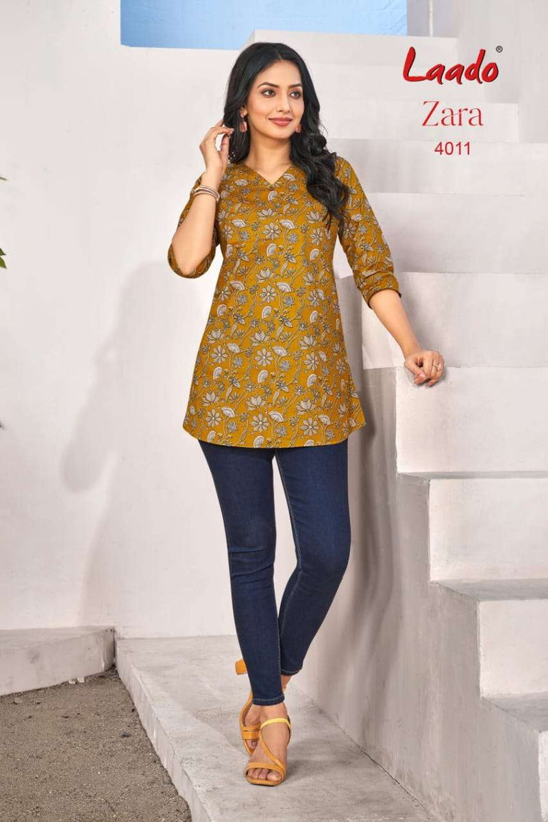Laado Zara Vol 4 Cotton Daily Wear Short Kurti
