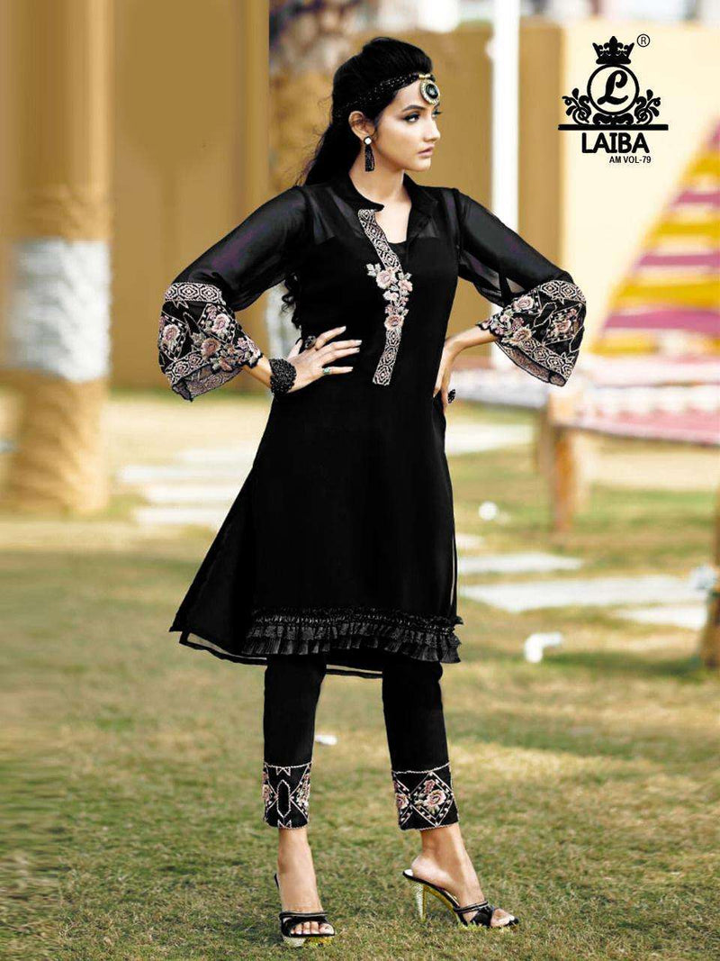 Laiba Am Vol 79 In Two Different Colors Readymade Pakistani Kurti And Pant