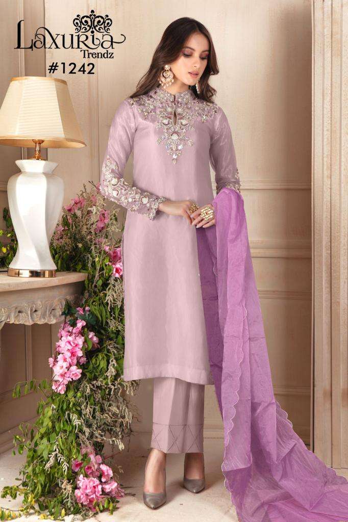 Laxuria 1242 Georgette Pakistani Designer Readymade Pret Kurti