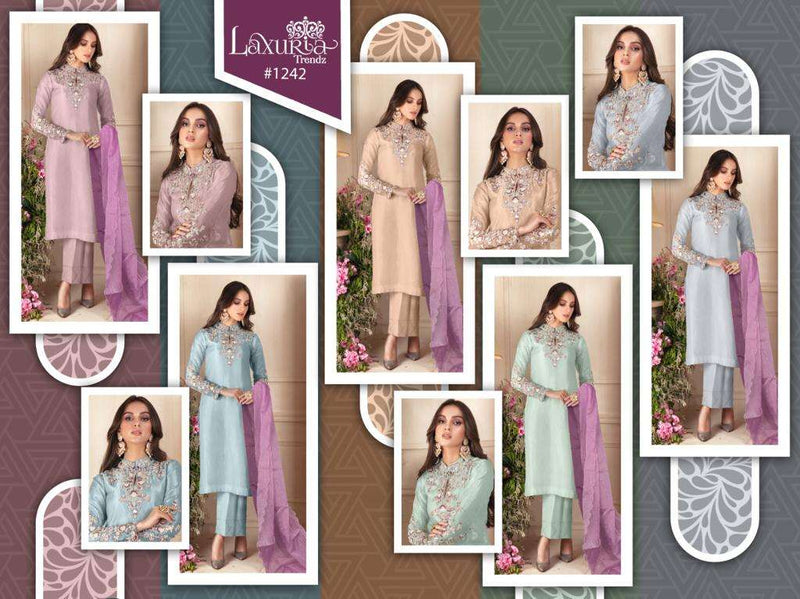 Laxuria 1242 Georgette Pakistani Designer Readymade Pret Kurti