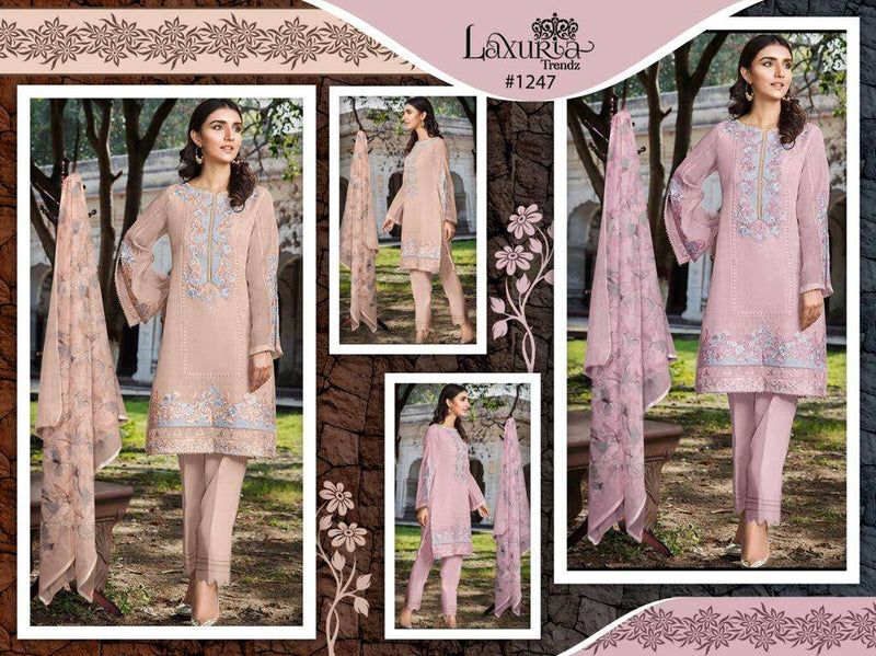 Laxuria 1247 Designer Work Stylish Pattern Pakistani Pret Collection