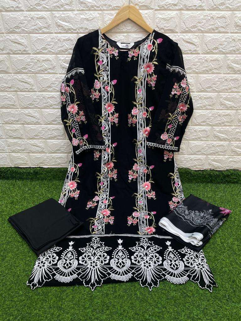 Laxuria 1272 Designer Black Color Readymade Beautiful Pakistani Pret cpllection