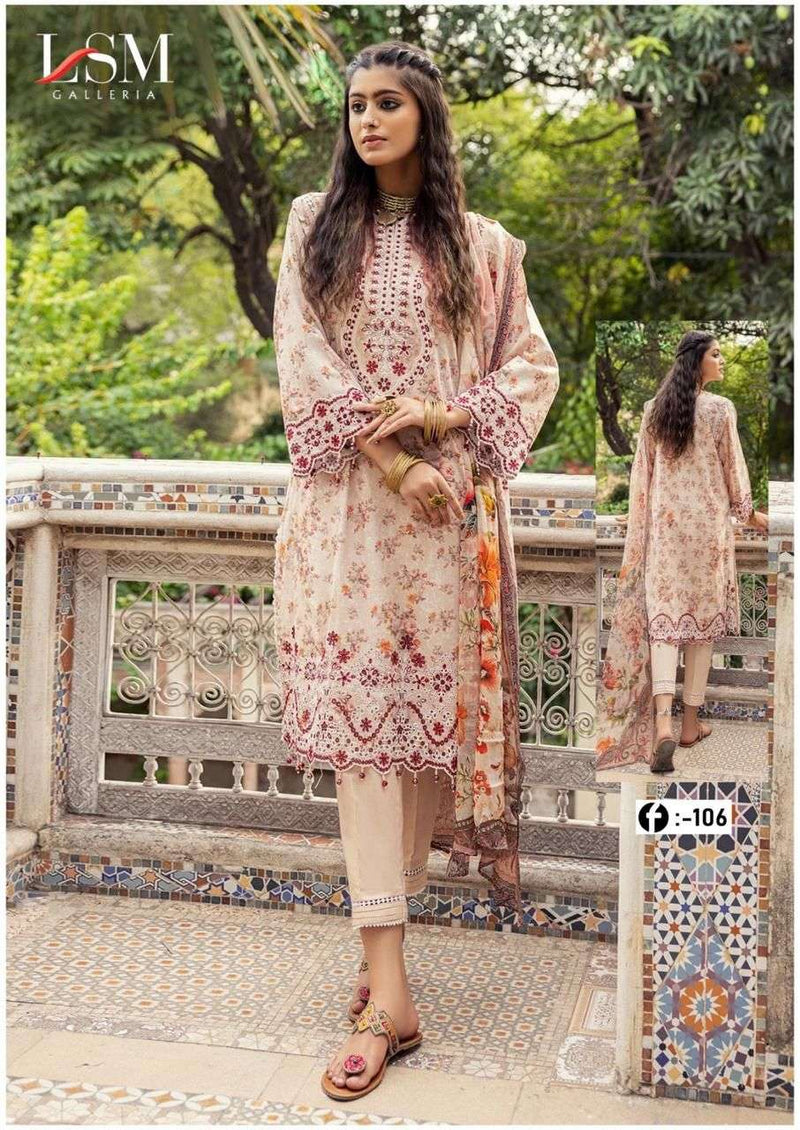 Lsm Galleria Firdous Queen Lawn Vol 10 Lawn Cotton Daily Wear Salwar Suit