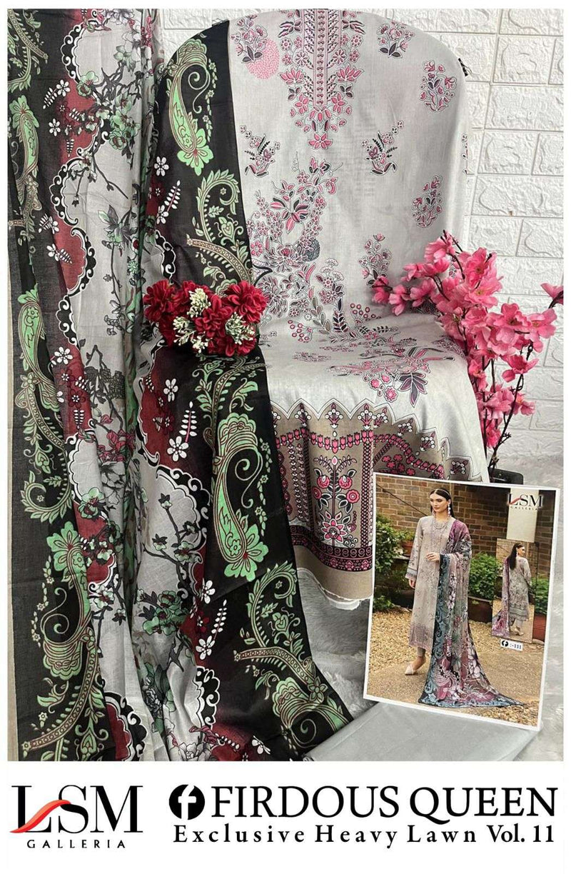 Lsm Galleria Firdous Queen Lawn Vol 11 Cotton Fancy Salwar Suit