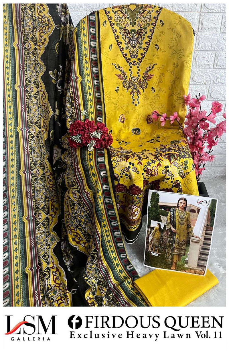 Lsm Galleria Firdous Queen Lawn Vol 11 Cotton Fancy Salwar Suit