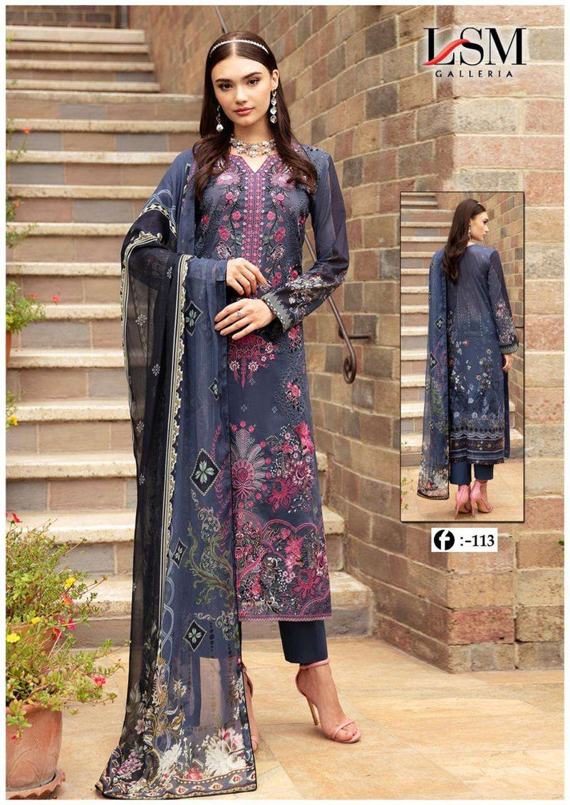Lsm Galleria Firdous Queen Lawn Vol 11 Cotton Fancy Salwar Suit