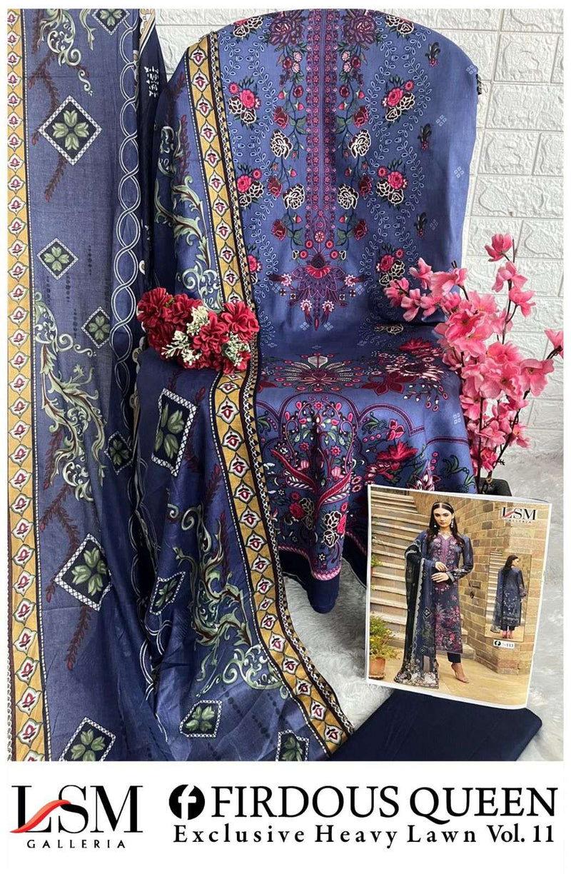 Lsm Galleria Firdous Queen Lawn Vol 11 Cotton Fancy Salwar Suit