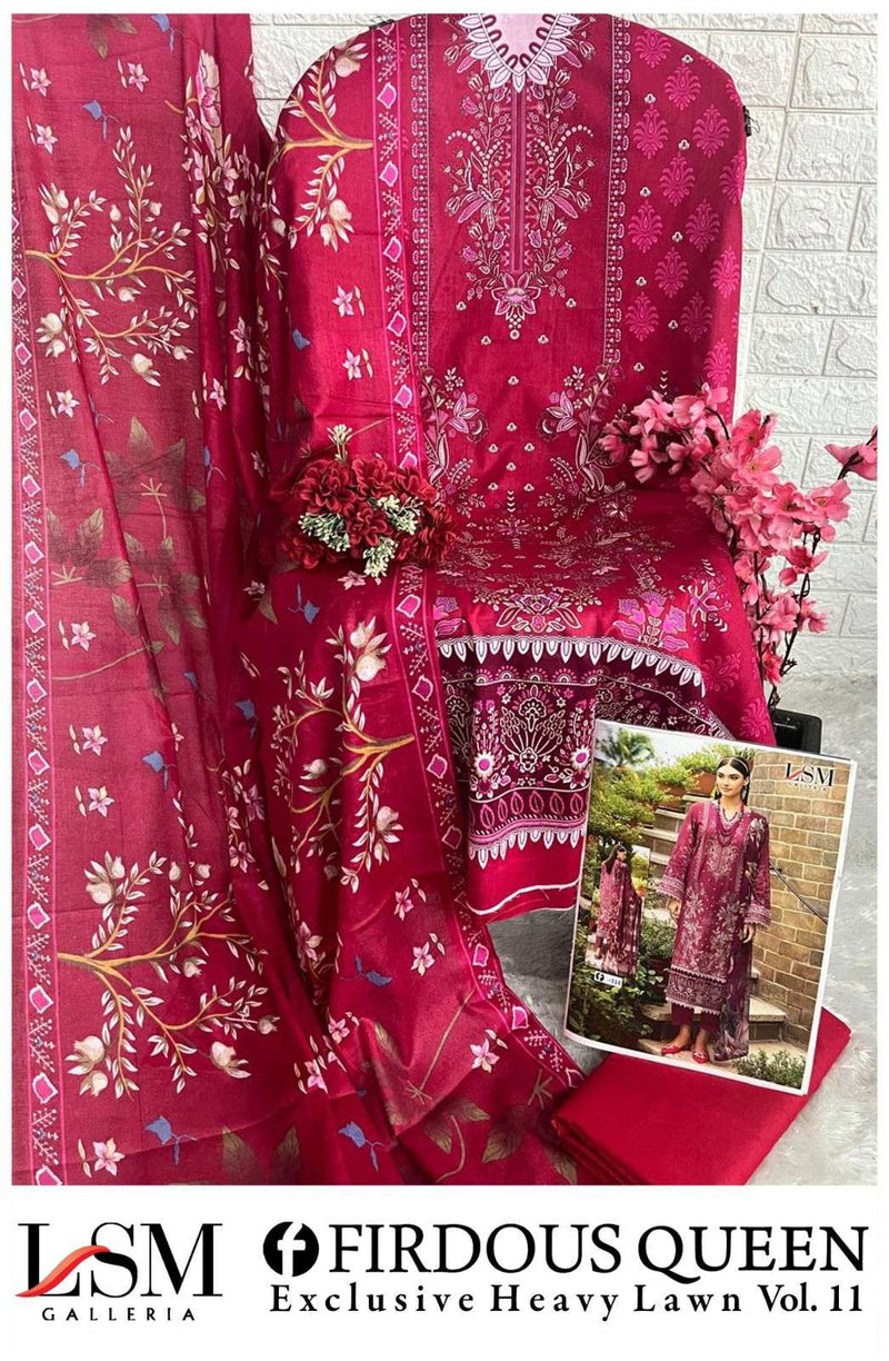 Lsm Galleria Firdous Queen Lawn Vol 11 Cotton Fancy Salwar Suit