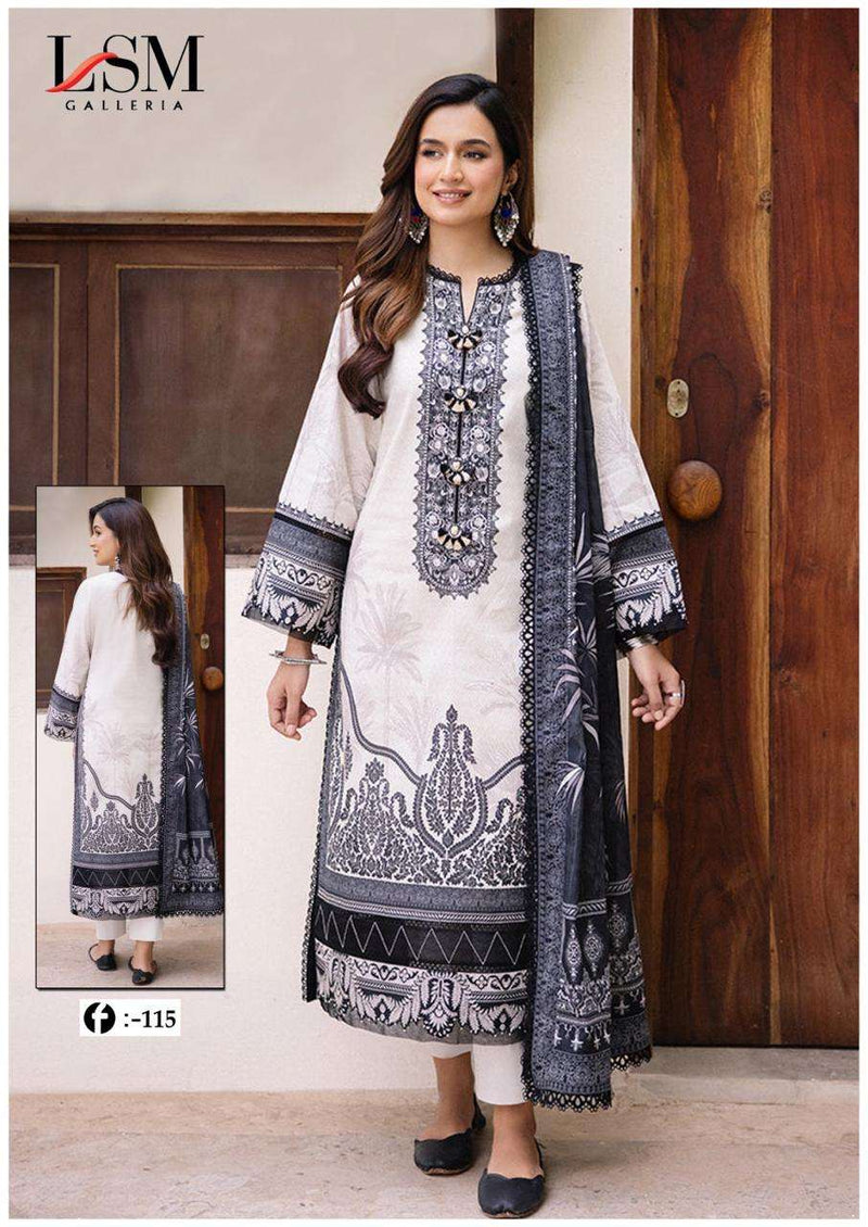 Lsm Galleria Firdous Queen Lawn Vol 11 Cotton Fancy Salwar Suit