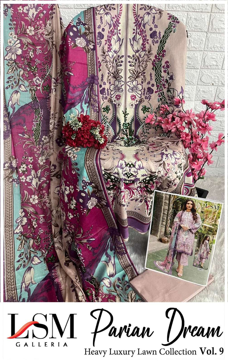 Lsm Galleria Parian Dream Vol 9 Lawn Cotton Daily Wear Salwar Suit