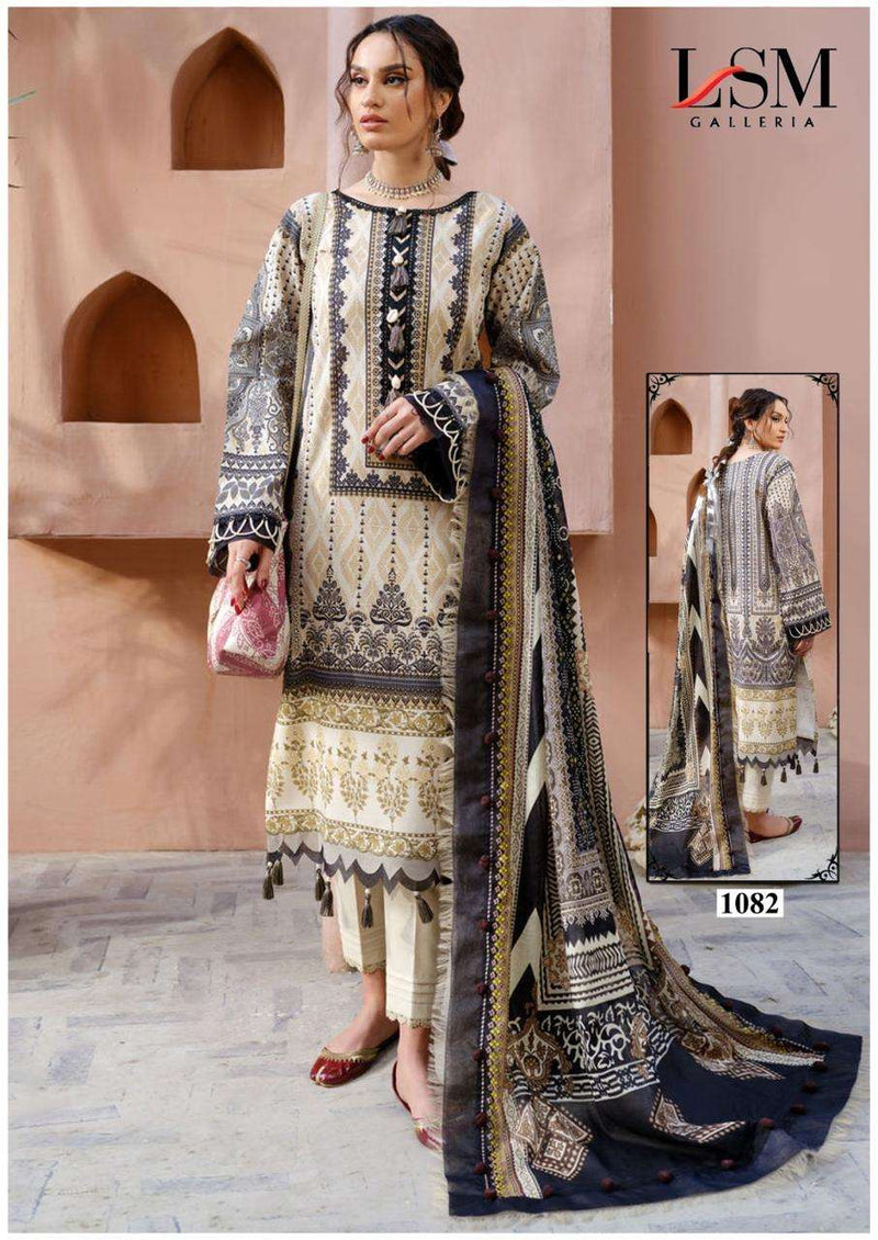 Lsm Galleria Parian Dream Vol 9 Lawn Cotton Daily Wear Salwar Suit