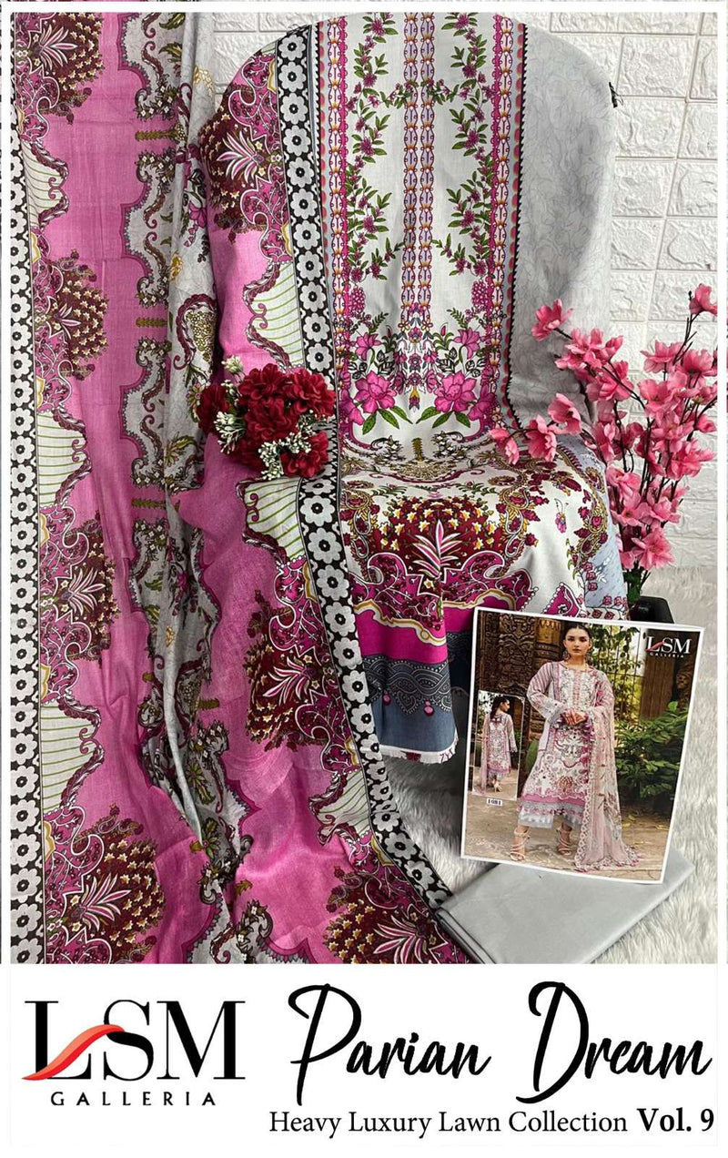Lsm Galleria Parian Dream Vol 9 Lawn Cotton Daily Wear Salwar Suit