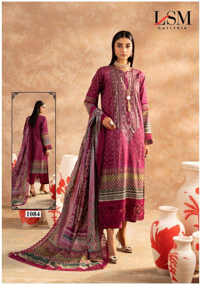 Lsm Galleria Parian Dream Vol 9 Lawn Cotton Daily Wear Salwar Suit