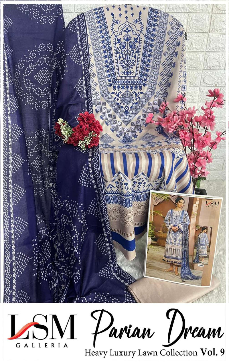 Lsm Galleria Parian Dream Vol 9 Lawn Cotton Daily Wear Salwar Suit