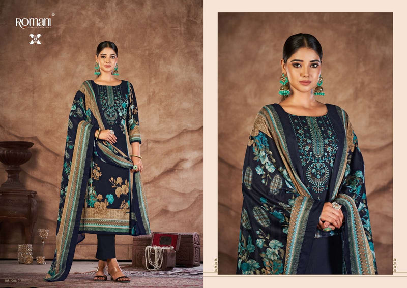 Romani Mareena Vol 16 Soft Cotton Embroidery Work Pakistani Salwar Suits