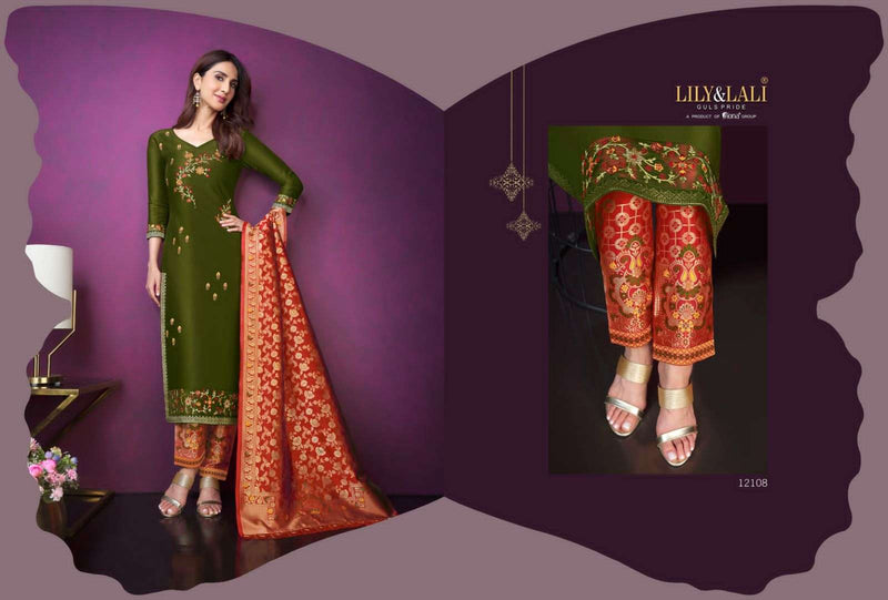 Meenakari Vol 3 By Lily & Lali Designer Party Wear Readymade Salwar Kameez