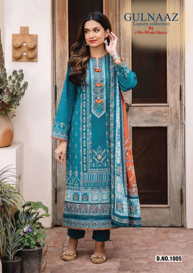 Miss World Choice Gulnaz Vol 1 Cotton Karachi Print Daily Wear Salwar Kameez