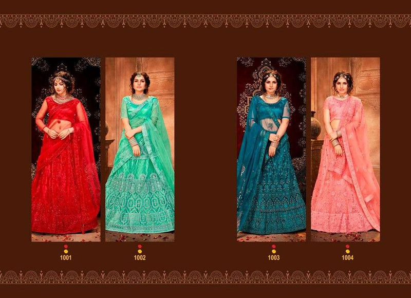 Mrudangi Maharani 1001 Designs Stunning Embroidery Work Lehenga Choli