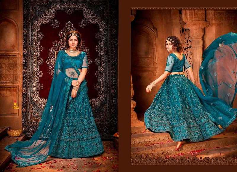 Mrudangi Maharani 1001 Designs Stunning Embroidery Work Lehenga Choli