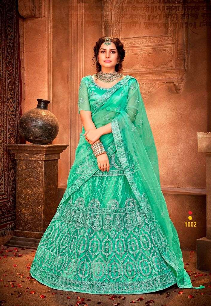 Mrudangi Maharani 1001 Designs Stunning Embroidery Work Lehenga Choli