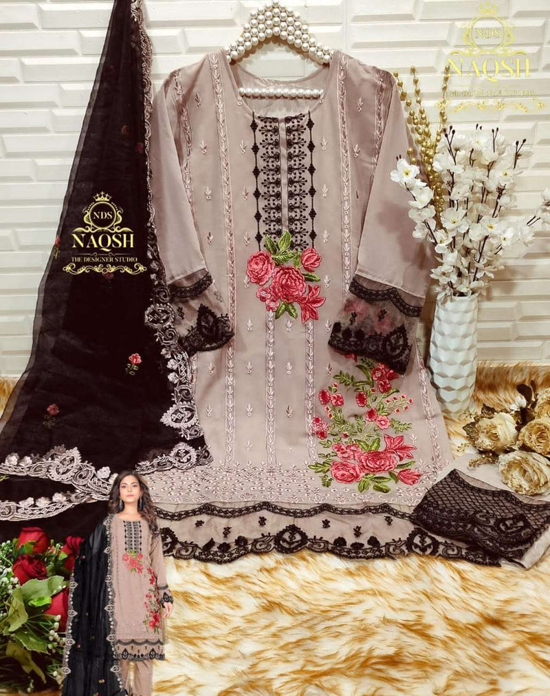 Naqsh Nds 15001 Fancy 3pcs Set Unique Designer Pakistani Pret Collection