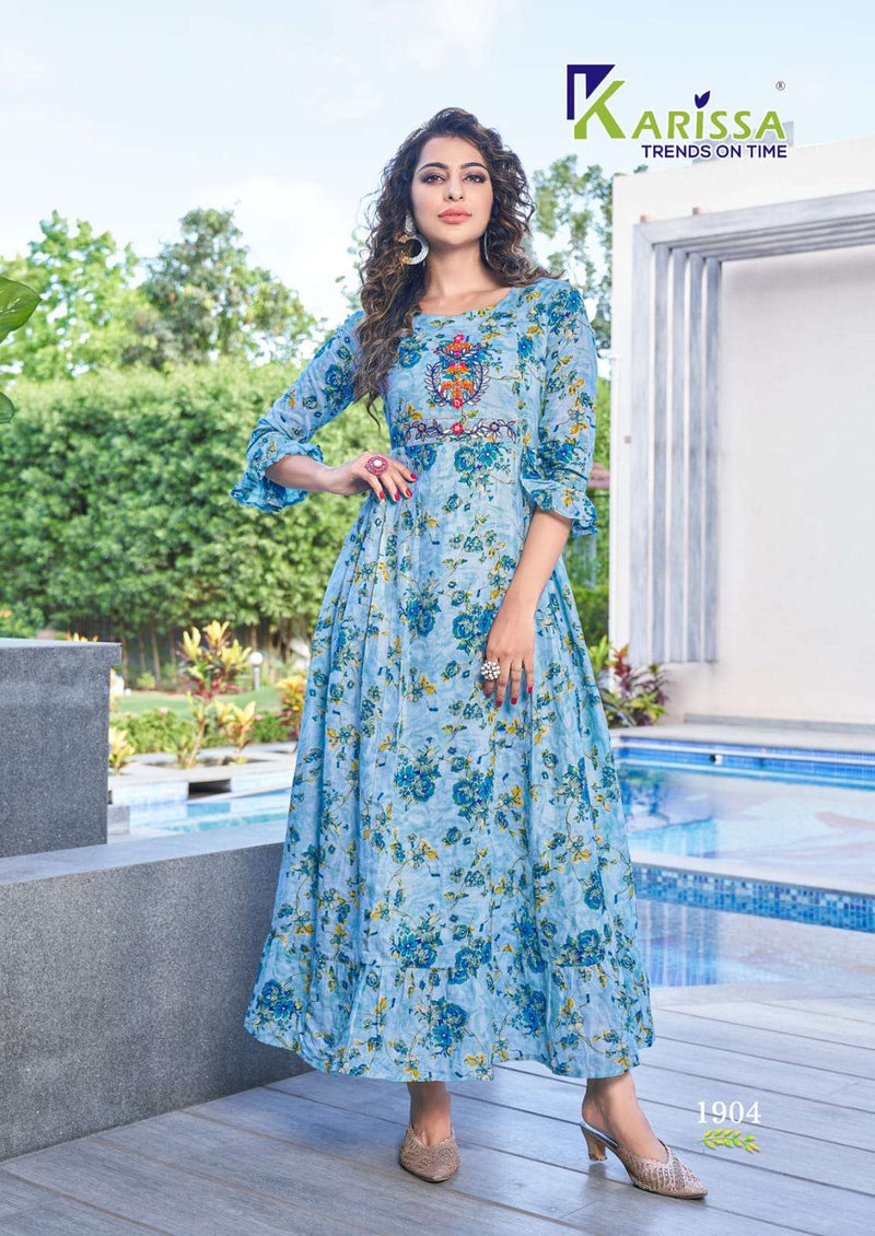 Niharika By Karissa Ready To Wear Long Anarkali Kurti