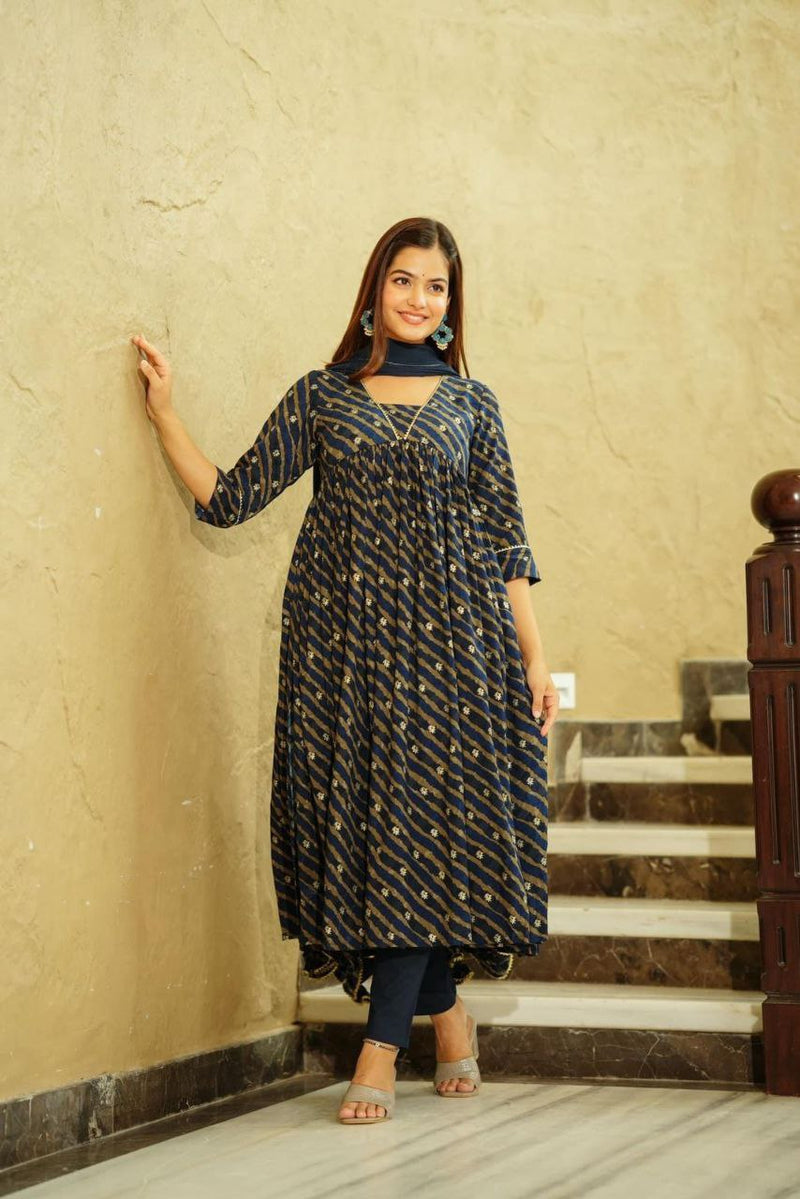 Shop Grey chanderi Cut work suits for women| The Indian Couture