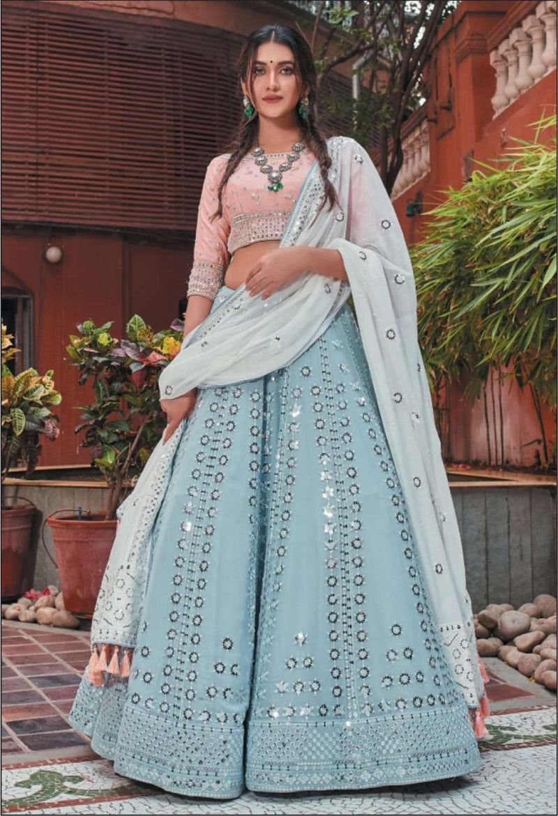 Pr 1013 Exclusive Designer Sequence Work Readymade Lehenga Choli