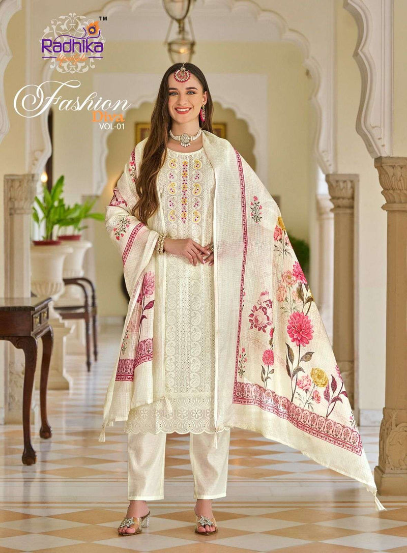 Radhika Lifestyle Fashion Diva Vol 1 Chanderi Silk Designer Wedding Wear Suit