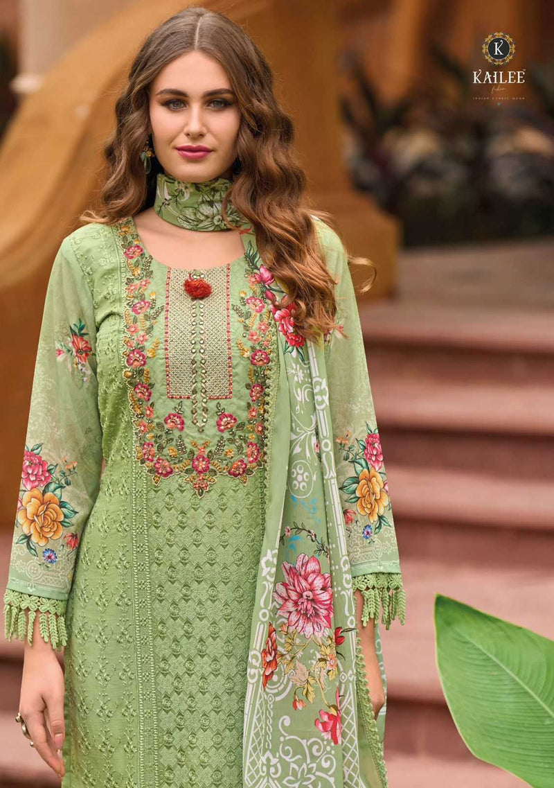 Kailee Fashion Safaranama Vol 4 Viscose Muslin Chikankari Work Pakistani Pret Kurti Collection