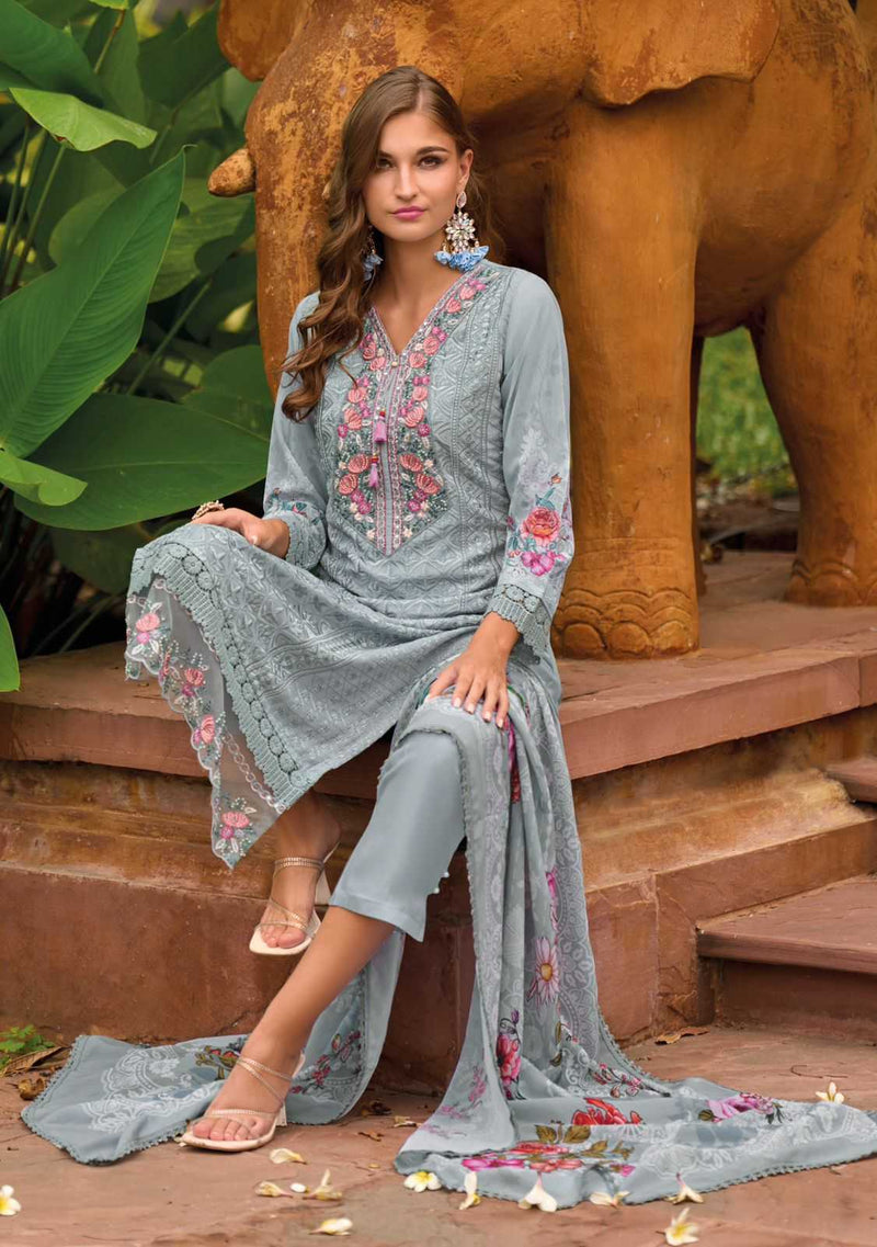 Kailee Fashion Safaranama Vol 4 Viscose Muslin Chikankari Work Pakistani Pret Kurti Collection